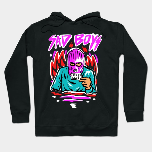 Sad Boyz Hoodie by sapstudiodesign